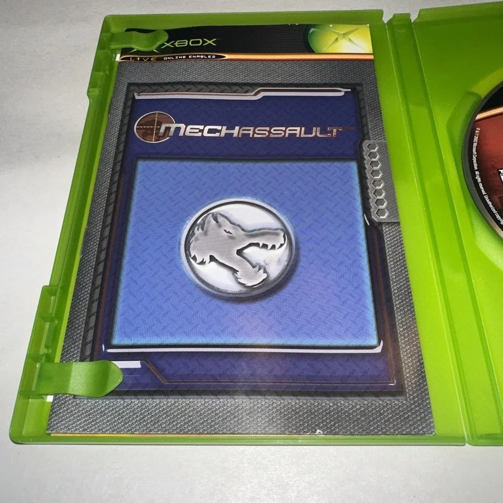 MechAssault (Microsoft Xbox, 2003) CIB Complete w/ Manual Great Condition
